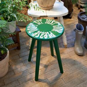 자개 스툴 그린