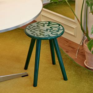 플로럴 자개 스툴