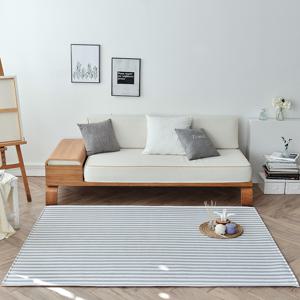 워셔블 라인 시어서커 여름 카페트 (100x150)