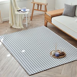 워셔블 라인 시어서커 여름 카페트 (150x200)