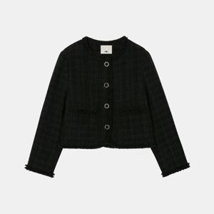 [오아이오아이컬렉션]클래식 트위드 자켓 [BLACK]