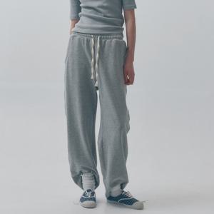TERRY SWEAT PANTS - MELANGE GREY