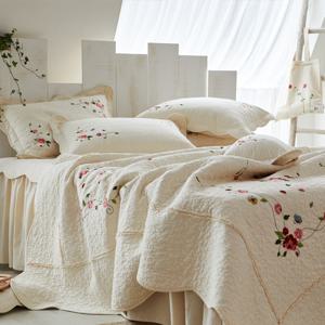 효재 피오니 광목 스프레드 킹 K 봄 여름 간절기 혼수 선물 예단 먼지없는 이불 침구 세트