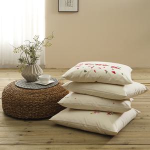 효재 사계절 꽃 광목 방석 국내생산 의자 사무실 좌식 식탁 까페 벤치 차 예쁜 여름 쿠션