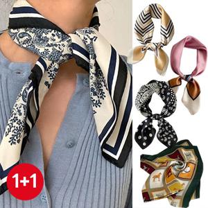 [2개세트] 사각 스카프(교차선택) 빅 쁘띠+무배