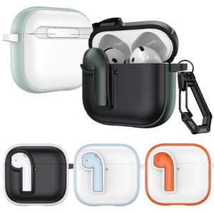 에어팟4세대 분실방지 락 잠금 파스텔컬러 카라비너 키링 케이스