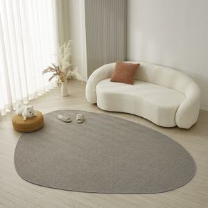 워셔블 사이잘룩 헤링본 스톤 비정형 러그 (100x150)