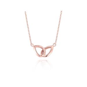 [GB] 모던드롭 인터락킹 14K GOLD 목걸이 LNN25001G