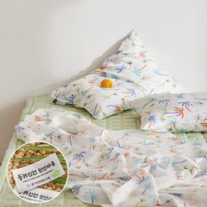 천연냉감 풍기인견 여름 홑이불 베개&패드세트 4종택1(SS)(Q)