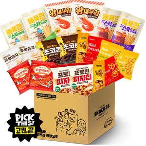 스낵24 인기과자 10종 모음 선물세트 20p