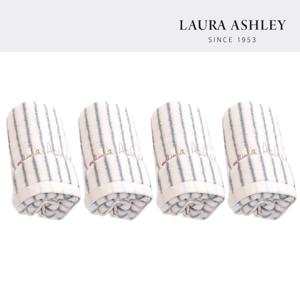 로라에슐리 뉴클래식 스트라이프 60수 타월 4P ( 블루 / 브라운 )