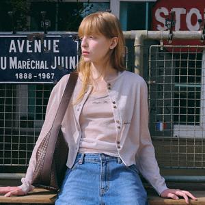 Summer knit jacket + sleeve [IVORY]