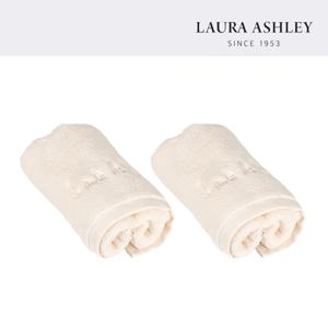 로라에슐리 솔리드 60수 타월 2P ( 아이보리 / 핑크 / 블루 )