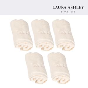 로라에슐리 솔리드 60수 타월 5P ( 아이보리 / 핑크 / 블루 )