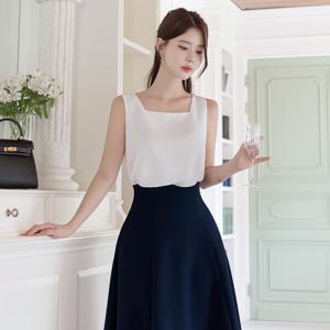 (~XXL까지) 매브 스퀘어넥 슬리브리스 블라우스 여름 필수 나시 이너 오피스룩 데이트 모임 미시 빅사이즈