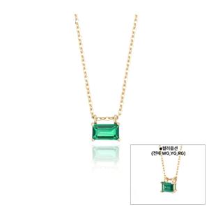 [GB] 랩그로운 에메랄드 바 10K GOLD 목걸이 LNF25008D