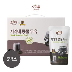 오하루 자연가득 서리태 콩물 두유 5박스 (75팩)
