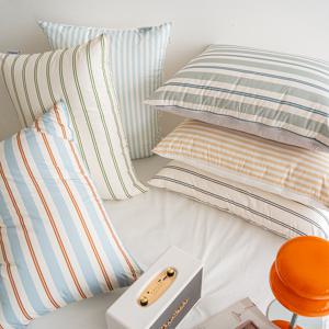 아토앤알로 1+1 홀리데이 스트라이프 항균 알러지케어 베개커버 40x60