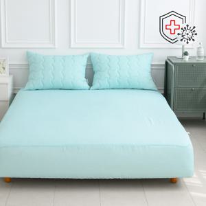 항균 탈취 시어서커 써니 여름 냉감 침대 홑겹 매트리스커버 Q