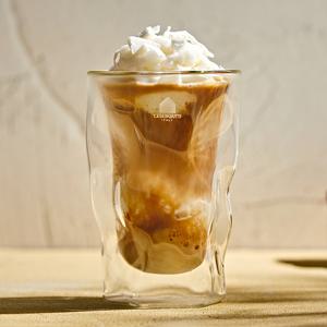 이엘로(300ml/450ml) 이중유리 내열유리컵2P