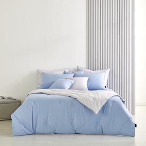 고밀도 에밀 블루[6온스] 슈퍼싱글/퀸/킹세트[퀼트이불+패드+베개커버]
