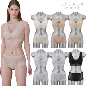 [방송히트]ESCADA  EWBP003 빅사이즈 노와이어 레이스 브라렛 브라팬티 세트