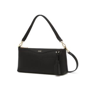 [닥스핸드백][쇼핑백동봉] 블랙 로고장식 소가죽 숄더백 DCBA5F415