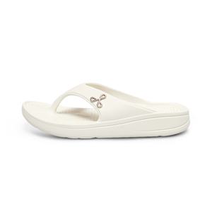 [정상가 59,900원] 바크 리커버리 슬리퍼  F-1 플립플랍 플로럴 화이트