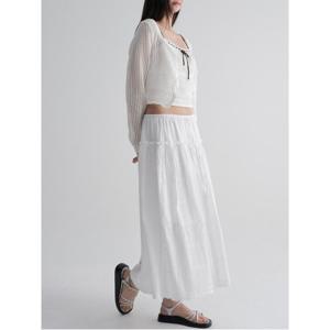 아일렛 롱 스커트 - 화이트 (165727AY11)