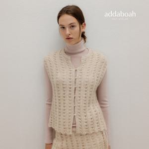 애드아보아 25FW 모헤어 울 블렌디드 스팽글 베스트