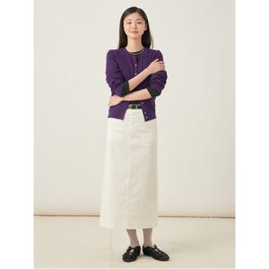 롱 치노 스커트  화이트 (BF5827C221)