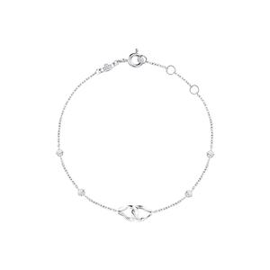 [정가 618,000원]14K 화이트골드 팔찌 SA25C24F