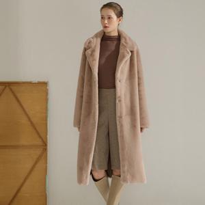 프리윈터 FAUX 부들부들 리버서블 롱코트