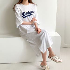 [LBRAND] A 스포티 반팔 롱원피스