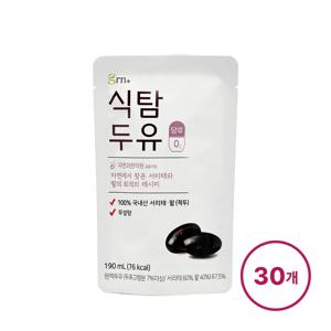 GRN 100% 국내산 무설탕 서리태 팥 식탐두유(30포)