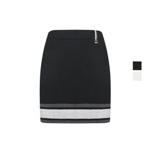 맥케이슨 여성 FW 하이웨스트 배색 니트 큐롯 스커트 MAW3PC202