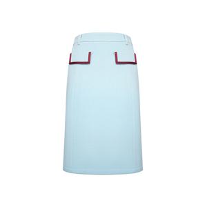 맥케이슨 여성 FW 뒤트임 포켓 라인 포인트 롱 스커트 MAW3PC302