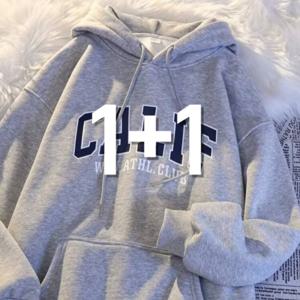 1+1 남녀공용 겨울 오버핏 기모 커플 후드티 7컬러