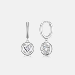 [메트로시티 주얼리] 베브 화이트 랩다이아몬드 3부 귀걸이 A253SEU403WPH