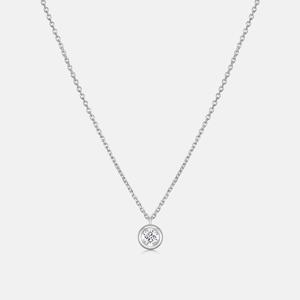 [메트로시티 주얼리] 베브 화이트 랩다이아몬드 1부 목걸이 A253SNU401WPH