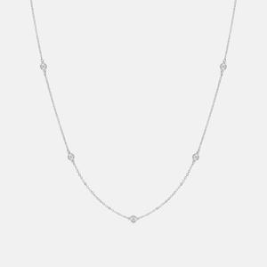 [메트로시티 주얼리] 베브 화이트 랩다이아몬드 목걸이 A253SNU431WPH