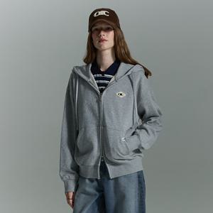 잔디와펜 오버핏 후드집업 [MELANGE GREY]