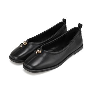 베이직 양가죽 스토퍼 여성 플랫 2COLOR_BBI536BK