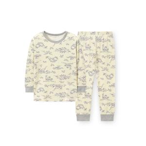 [롯데백화점]아동 G209 디노라인그린 9부소매 내의 세트 OR25FKFPG209