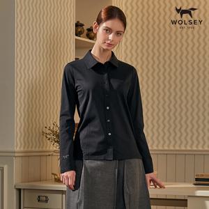 여성 가을소로나카라셔츠_블랙 APWSSH25F52WBK