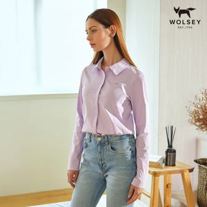 여성 가을소로나카라셔츠_라벤더 APWSSH25F52WPK