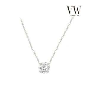 1캐럿 라운드 목걸이