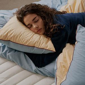 파우더 투톤 차렵이불 (4color)