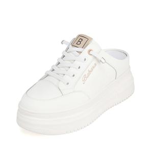 소가죽 베이직 몰드창 키높이 뮬_BBG174BE