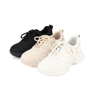 소가죽 하트 청키 여성 스니커즈 3COLOR_BBH605